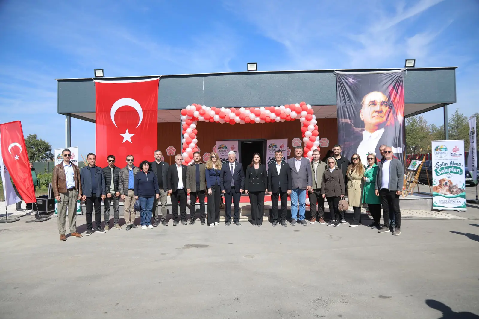 EDİRNE SAHİPSİZ HAYVAN DOĞAL YAŞAM ALANI HİZMETE AÇILDI galeri görseli